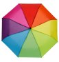 Чадър за дъжд Ръчен Многоцветен Rainbow 24см, снимка 1 - Други - 42877693