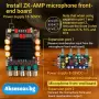 Нов Мощен 2.1-канален Bluetooth стерео аудио Усилвател ZK-AS21P 1200W Max 2x300W + 600W с двоен чип , снимка 14