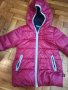 Детско дебело зимно яке Бенетон Benetton  бордо цвят, снимка 1