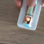  Акумулаторен фенер + запалка USB с мощна батерия , снимка 6