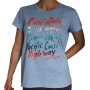 Памучна тениска в светлосин цвят (003), снимка 1 - Тениски - 44763026