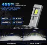 Sycreek комплект LED крушки за фарове D3S, 2 броя, 100W, 22000LM, 6000K, снимка 2