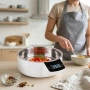 Дигитална кухненска везна до 5 кг – LCD дисплей, купа от неръждаема стомана и ТАРА функция, снимка 2