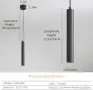 Mikeru висящи LED полилейни лампи за остров, 2 бр., 3 CCT 3000–6500K, регулируеми, снимка 3