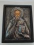 Сребърна икона Свети Николай Чудотворец/сребро 925/, снимка 1