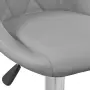 vidaXL Бар табуретки, 2 бр, светлосиви, кадифе, снимка 8