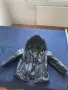 Продавам дамско кожено яке с косъм и качулка, снимка 1