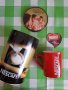 Нестле Нескафе/Колекция/Подарък "Кафе и шоколад" от 2003г :мет.кутия и чаша Nescafe*магнит Nestle 