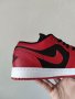 Nike Air Jordan 1 Low Reverse Bred Red Нови Мъжки Обувки Кецове Маратонки Размер 42 Номер Червени, снимка 8