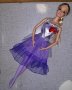 Кукла Балерина с лилава рокля, снимка 1 - Кукли - 34277027