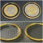 Златни обеци Халки нови 14 карата 585 zlatni obeci halki gold, снимка 9