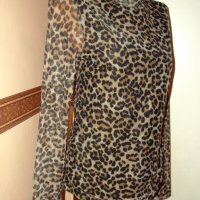 Only, Леопардов принт, Размер М. Код 1109, снимка 3 - Блузи с дълъг ръкав и пуловери - 29433610