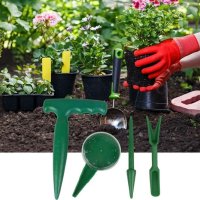 Уред за садене на разсад инструмент за засаждане ръчна сеялка за семена почва, снимка 3 - Градински инструменти - 44352376