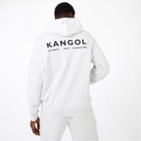 Kangol Logo нов бял памучен суитчър размер М, снимка 2 - Суичъри - 38405964