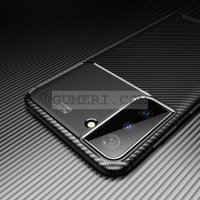 Samsung Galaxy S21 (5G) Карбонов удароустойчив гръб, снимка 10 - Калъфи, кейсове - 32150165