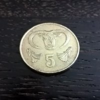Монета - Кипър - 5 цента | 1983г., снимка 1 - Нумизматика и бонистика - 29290581