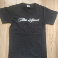 Черна мъжка тениска S размер, снимка 1 - Тениски - 36840969