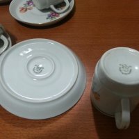 Стар български порцелан чашки за кафе , снимка 2 - Антикварни и старинни предмети - 42867571