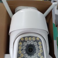 WiFi безжична камера 5MP FULL-HD, цена при поръчка на 2бр и повече, нощно виждане, въртяща
