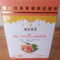 Nurs Билкова паста с мед, пчелен прашец и пчелно млечице 400 гр.