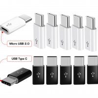 Преходник micro USB към USB Type-C кабел зарядно телефон, снимка 7 - Други - 26396968