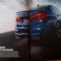 Предлагам списание брошура книга каталог за автомобил BMW M5 от 2019 г., снимка 5 - Други ценни предмети - 23870257