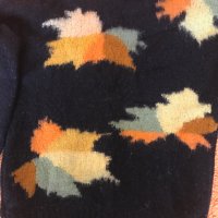 Вълнен Дамски Пуловер с есенни листа Вълнен пуловер, снимка 6 - Блузи с дълъг ръкав и пуловери - 31310244