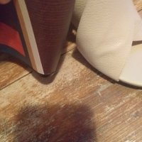 Интересни чехли с платформа от естествена кожа , снимка 5 - Чехли - 36817187