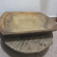 Стара дървена маса, ниска софра, паралия, синия - 2 , снимка 4 - Други - 31921869