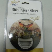 № 5887 германска отварачка - Bitburger 2014 г  - колекционерска   - неизползвана , снимка 1 - Други ценни предмети - 35447353