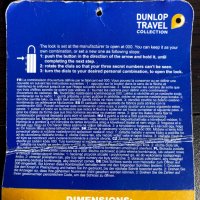 Dunlop travel lock катинар с код за куфар / чанта / раница нов в оригинална опаковка, снимка 5 - Куфари - 29597987