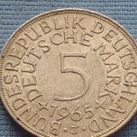 Сребърна монета 5 марки 1965г. Германия уникат за КОЛЕКЦИОНЕРИ 39656, снимка 4 - Нумизматика и бонистика - 42763400