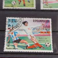 Пощенски марки чиста комплектна серия Футбол Световно първенство Мексико 86г. За колекция - 22547, снимка 6 - Филателия - 36662842