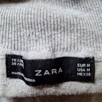 Сиво поло с къс ръкав Zara, снимка 2 - Тениски - 44413974