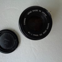 Продавам фотообектив  Canon Lens FD 50mm / 1;1.8, снимка 5 - Обективи и филтри - 37458717
