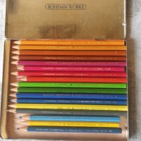 стари цветни моливи TOISON  D'OR, снимка 2 - Ученически пособия, канцеларски материали - 42622495