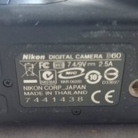 Фотоапарат Nikon D60, снимка 5 - Фотоапарати - 42536380