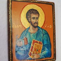 Икона на св евангелист Лука, снимка 2 - Икони - 33982395