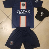 Messi 30 PSG + Калци + Шапка 2023г Нов Детско Меси ПСЖ Комплект New, снимка 11 - Футбол - 39956314