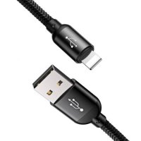 Кабел USB към Lightning, Type C и Micro USB 3 в 1 3А Baseus CAMLT-BSY01 1.2m Cable 3 in 1, снимка 2 - USB кабели - 38558373