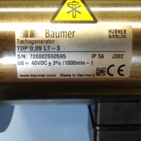 тахогенератор Baumer TDP 0.09 LT-3 Tachogenerator 40VDC, снимка 4 - Електродвигатели - 39373976