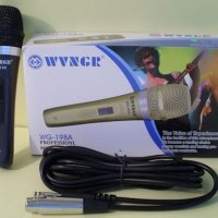 Професионален висококачествен жичен микрофон WGNR WG-198, Черен, снимка 2 - Микрофони - 31993129