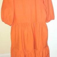 Оранжева лятна рокля, снимка 6 - Рокли - 36920235