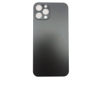 Капак батерия / Задно стъкло (BIG HOLE) за iPhone 12 PRO 6.1/ Черен, снимка 1 - Резервни части за телефони - 36973792