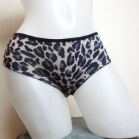 XS/S размер тънки дамски боксерки с леопардов принт