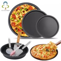 Тави за пица – 3 бр. комплект/ Комплект от 3 бр. тави за пица; Незалепващо покритие; Лесни за почист, снимка 2 - Съдове за готвене - 42547341