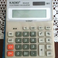 Калкулатор Kadio KD-812V, снимка 1 - Друга електроника - 30558387