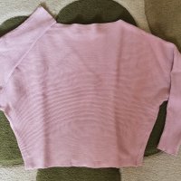 Розова дамска блуза, снимка 1 - Блузи с дълъг ръкав и пуловери - 42386491