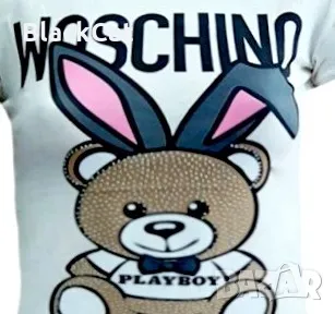 Дамска Блуза С Къс Ръкав Bear, снимка 1