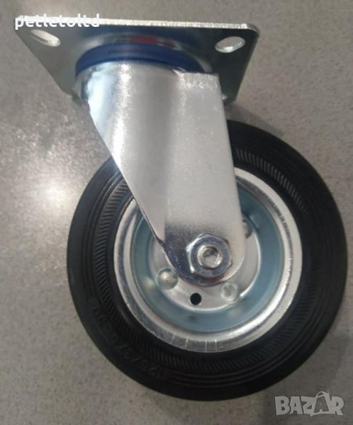 Колело Ф 125 , въртящо , с планка, снимка 1